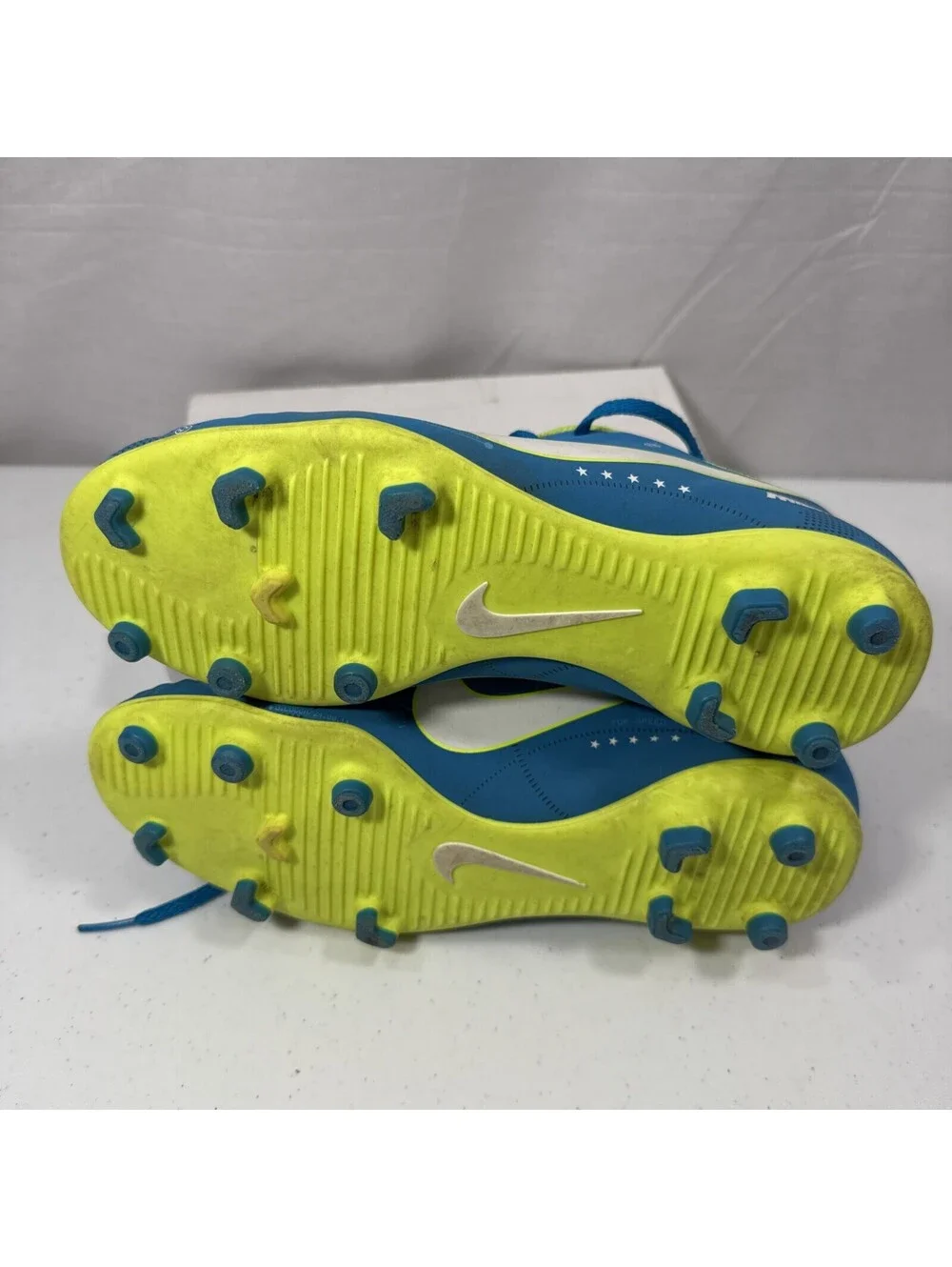 Nike Neymar JR Mercurial Vortex III soccer cleats blue Youth Size 6Y 921490-400